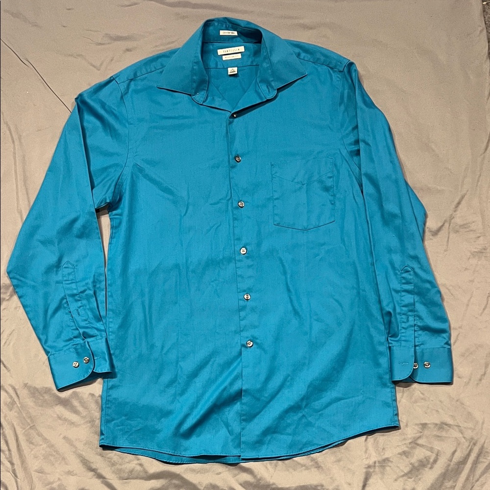 Van Heusen Vibrant Blue Dress Shirt